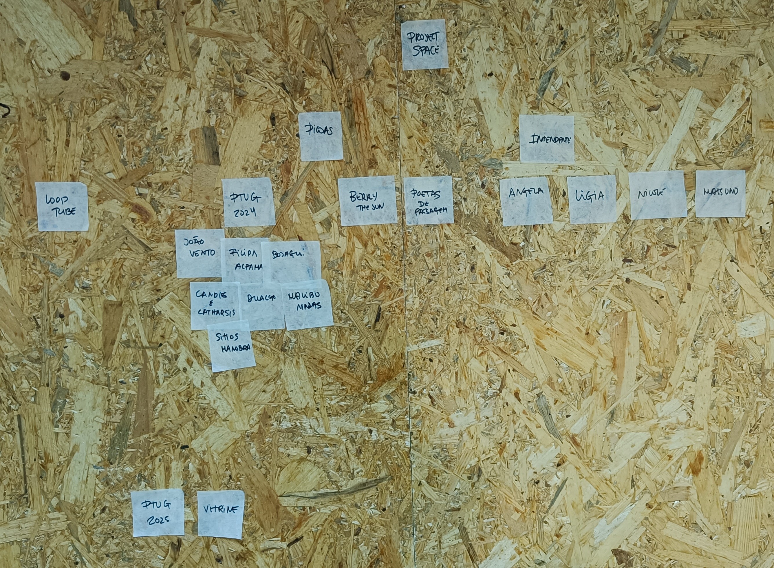 Organizing information starts from sticky notes on the wall