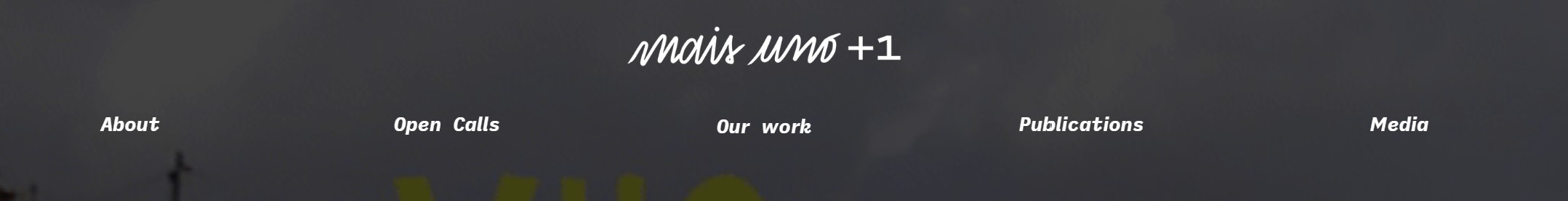 New navigation menu