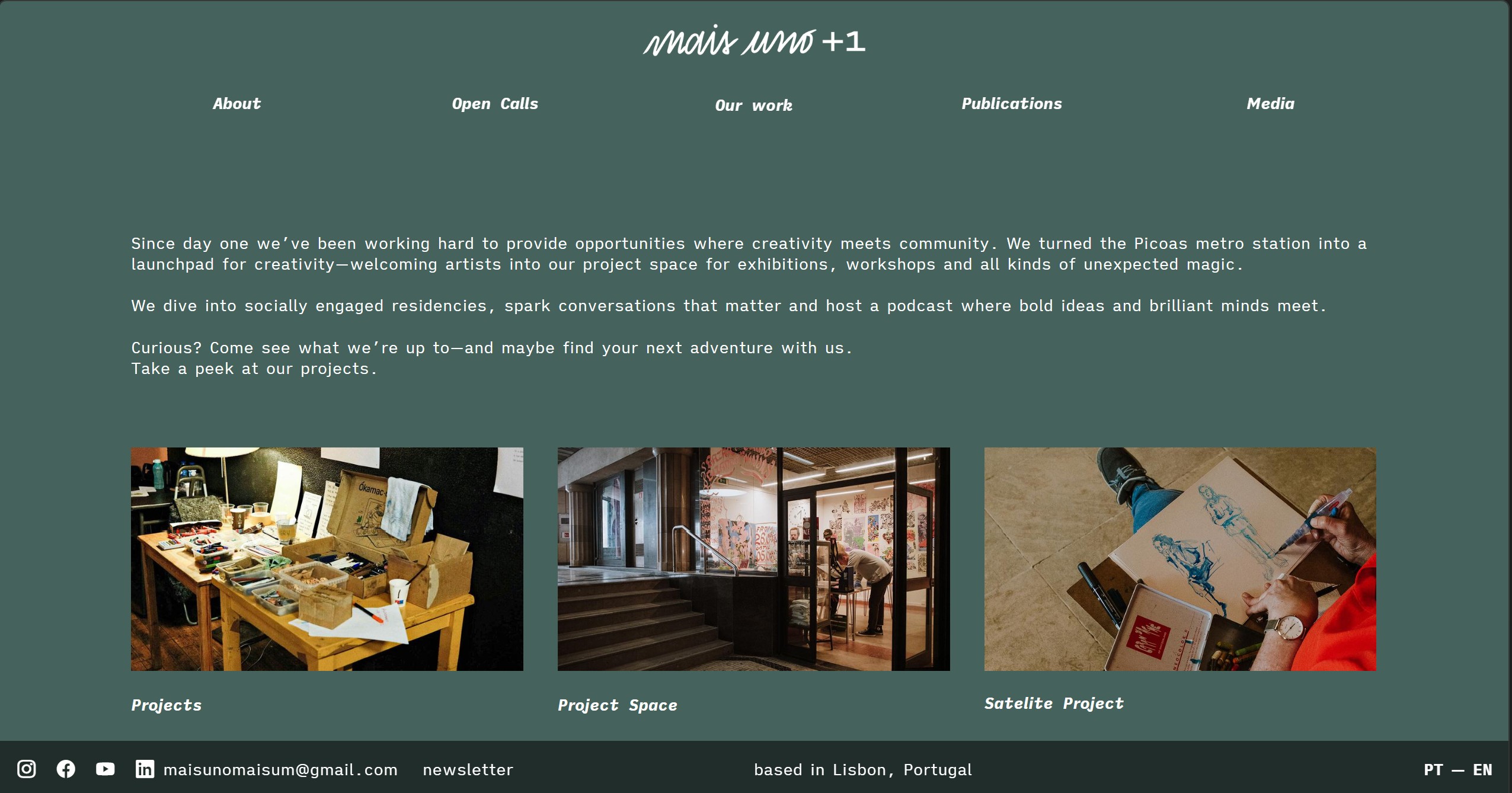 New navigation menu