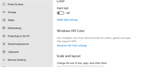 Windows Settings